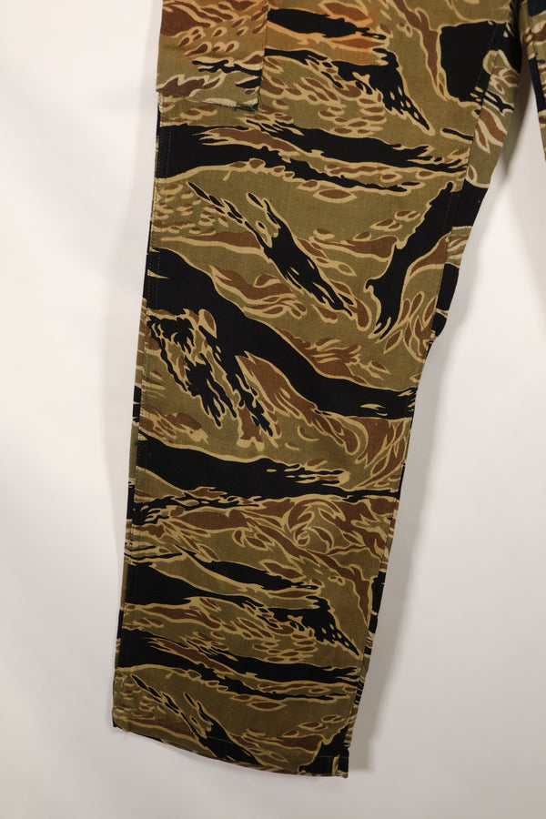 1960年代中頃　初期　ゴールドタイガーストライプ　パンツ　S-Rサイズ　USカット　状態良い　中古品