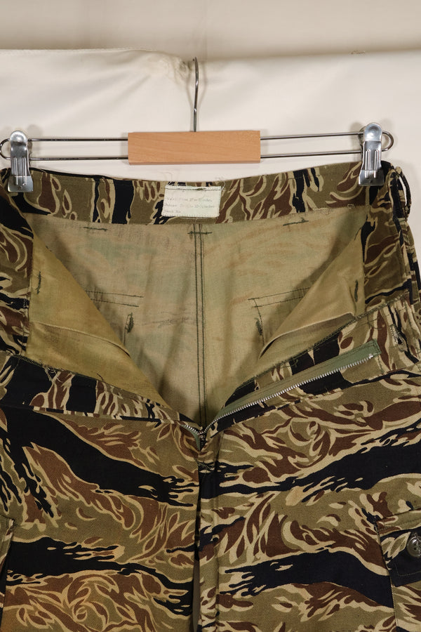 1960年代中頃　初期　ゴールドタイガーストライプ　パンツ　S-Rサイズ　USカット　状態良い　中古品