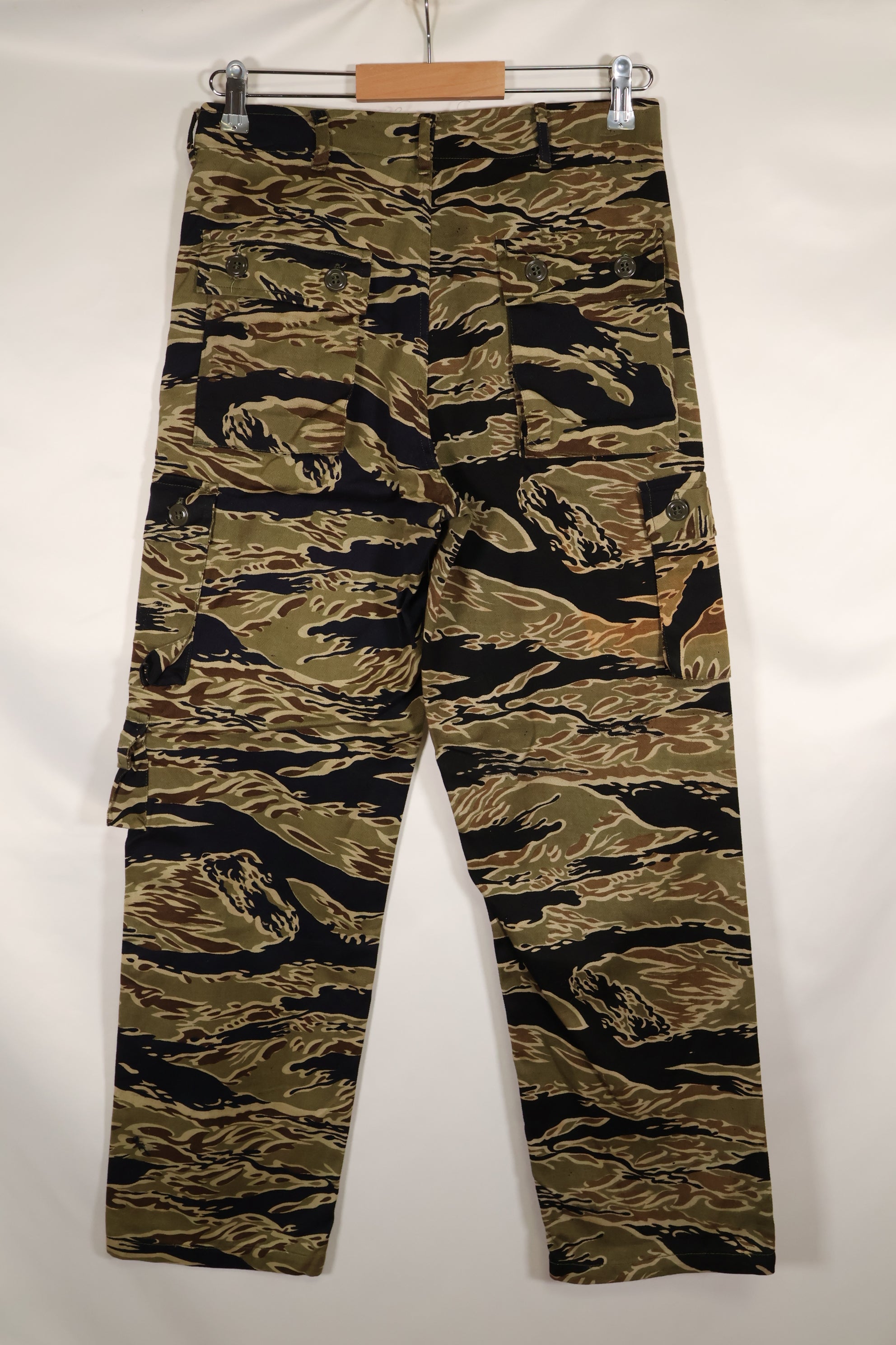 1960年代中頃　初期　ゴールドタイガーストライプ　パンツ　S-Rサイズ　USカット　状態良い　中古品