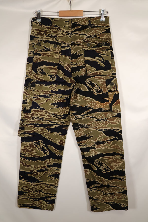 1960年代中頃　初期　ゴールドタイガーストライプ　パンツ　S-Rサイズ　USカット　状態良い　中古品