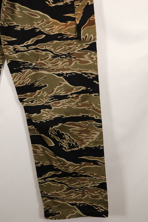 1960年代中頃　初期　ゴールドタイガーストライプ　パンツ　S-Rサイズ　USカット　状態良い　中古品