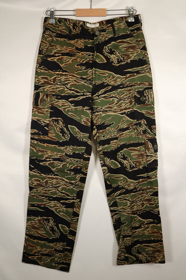 1960年代中頃　デッドストック　初期ゴールドタイガーストライプ　パンツ　S-Rサイズ　USカット