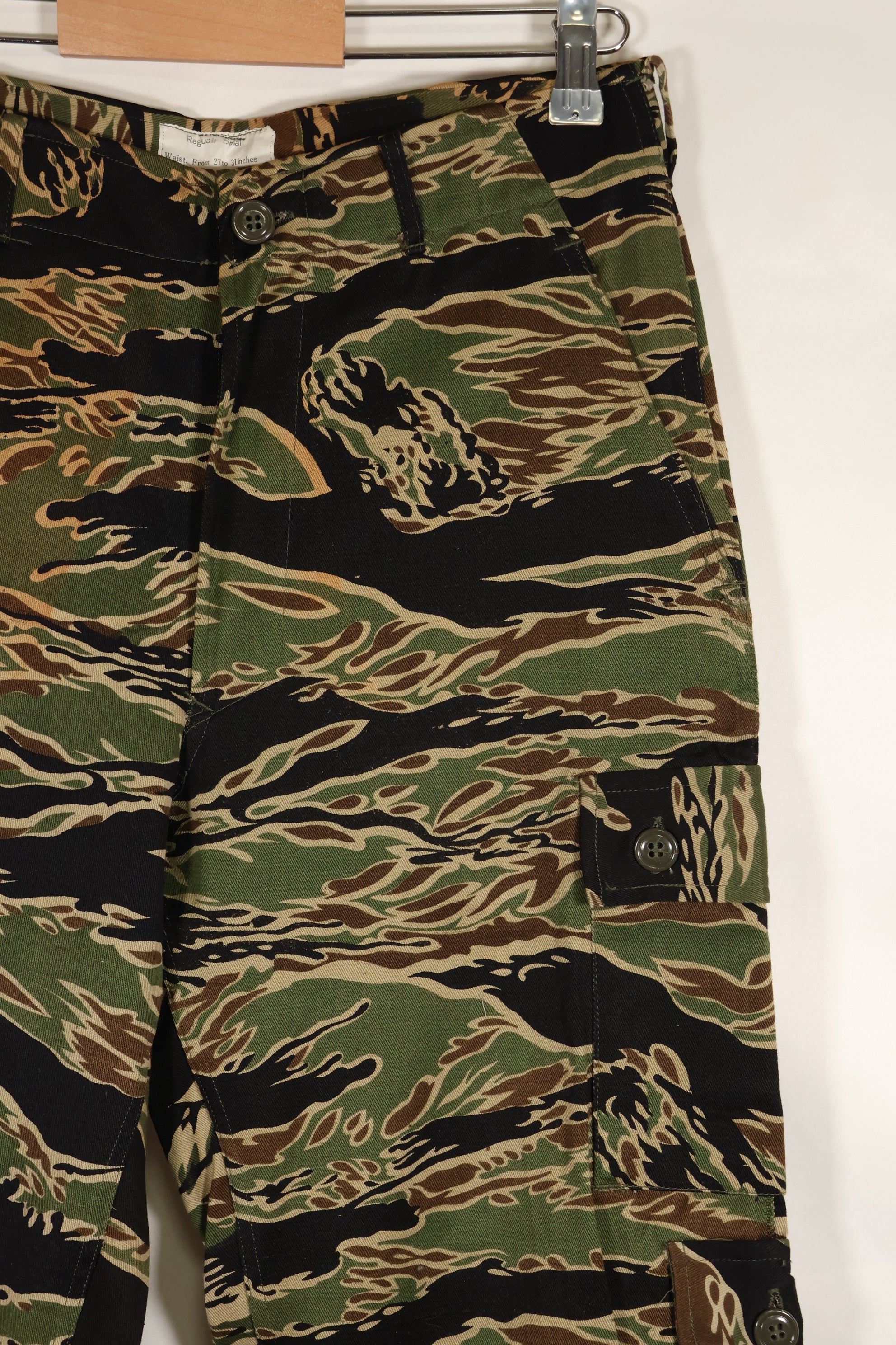 1960年代中頃　デッドストック　初期ゴールドタイガーストライプ　パンツ　S-Rサイズ　USカット