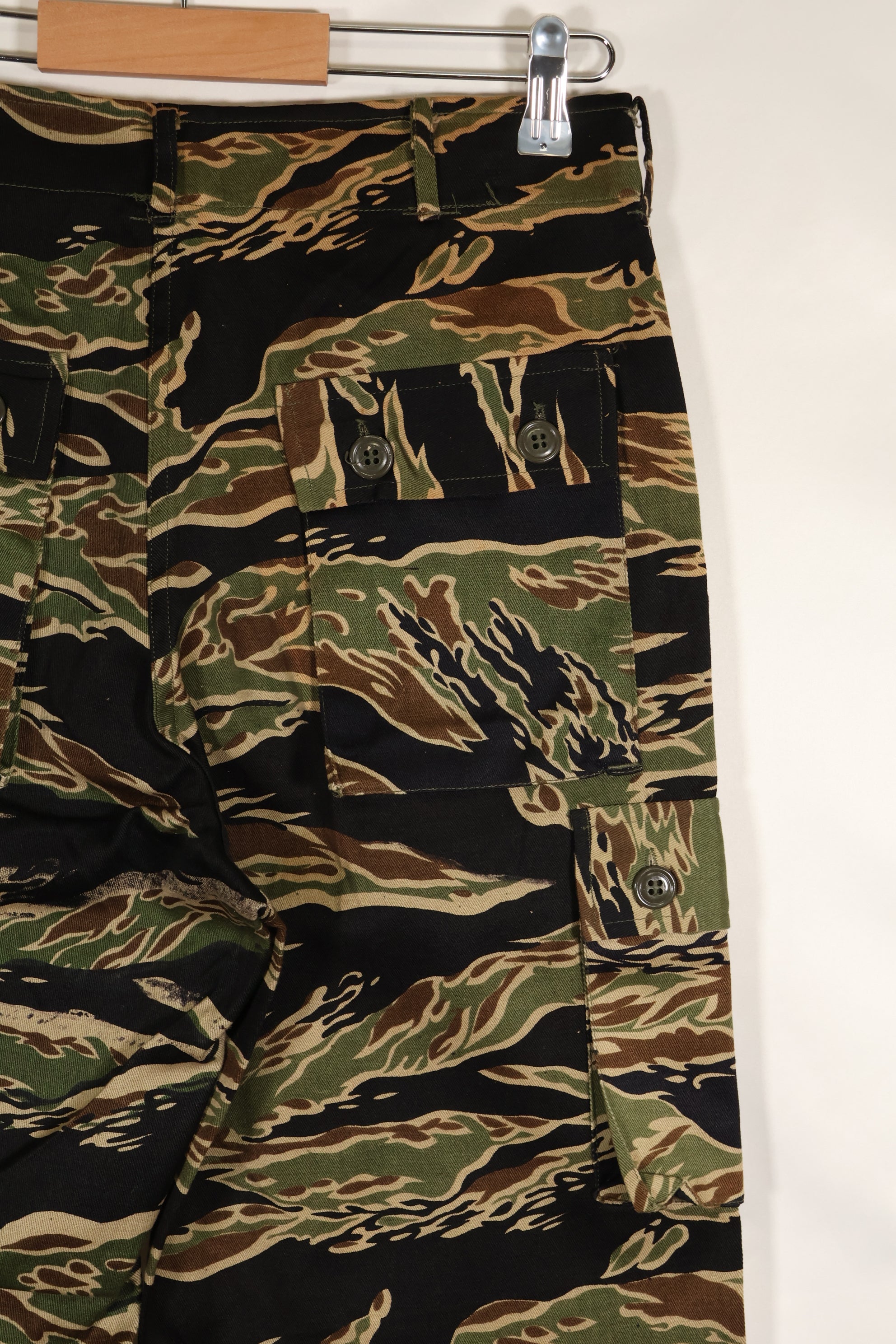 1960年代中頃　デッドストック　初期ゴールドタイガーストライプ　パンツ　S-Rサイズ　USカット