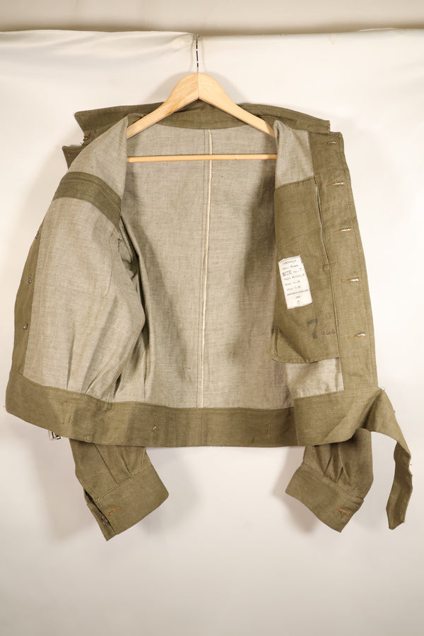 1950年代　サイズ No.7　イギリス軍　陸軍　バトルドレス　コットンデニムジャケット　短ジャケット　中古品