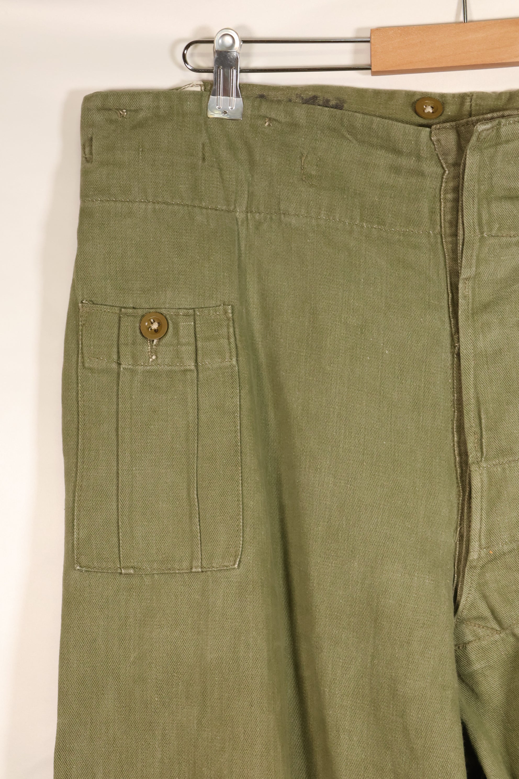 1950年代　サイズ No.6　イギリス軍　バトルドレス デニムトラウザーズ　中古品