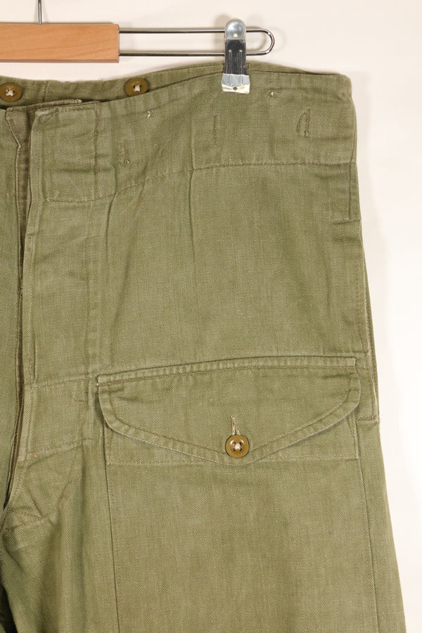 1950年代　サイズ No.6　イギリス軍　バトルドレス デニムトラウザーズ　中古品