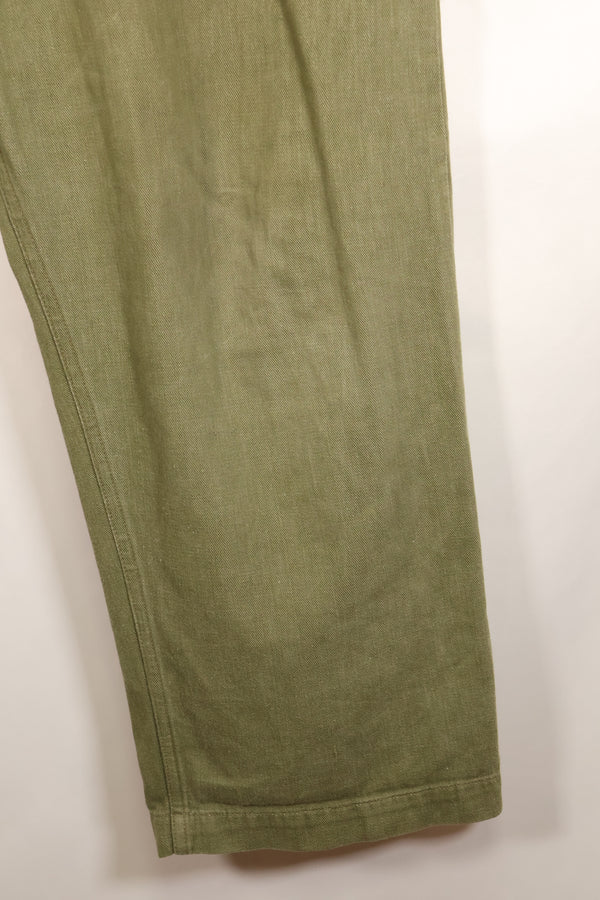 1950年代　サイズ No.6　イギリス軍　バトルドレス デニムトラウザーズ　中古品