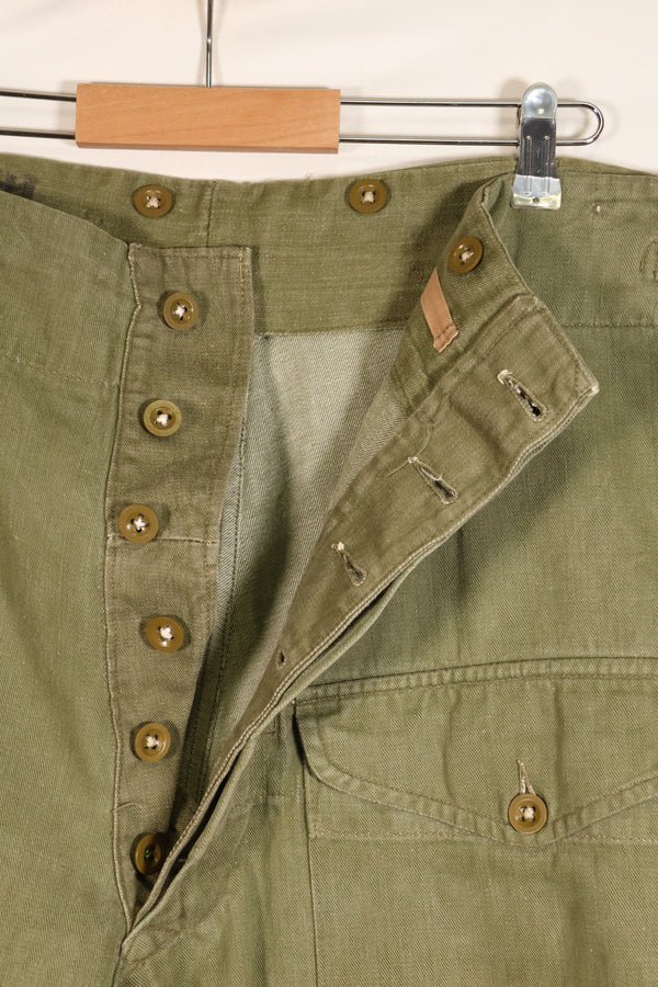 1950年代　サイズ No.6　イギリス軍　バトルドレス デニムトラウザーズ　中古品