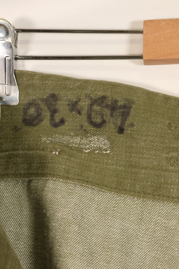 1950年代　サイズ No.6　イギリス軍　バトルドレス デニムトラウザーズ　中古品