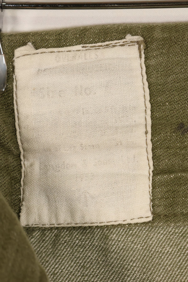 1950年代　サイズ No.6　イギリス軍　バトルドレス デニムトラウザーズ　中古品