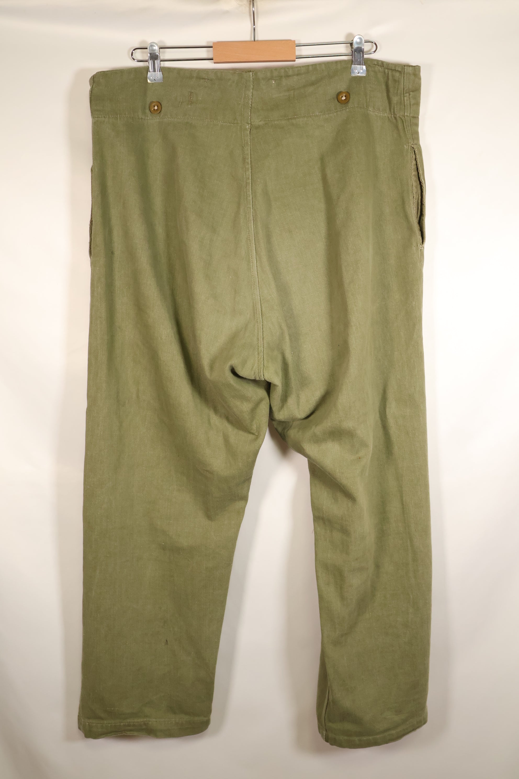 1950年代　サイズ No.6　イギリス軍　バトルドレス デニムトラウザーズ　中古品