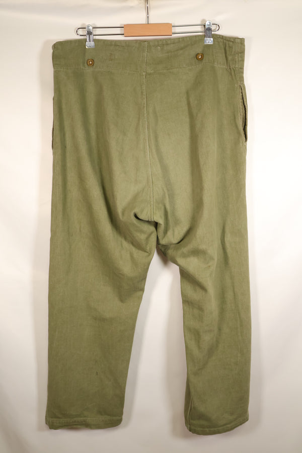 1950年代　サイズ No.6　イギリス軍　バトルドレス デニムトラウザーズ　中古品