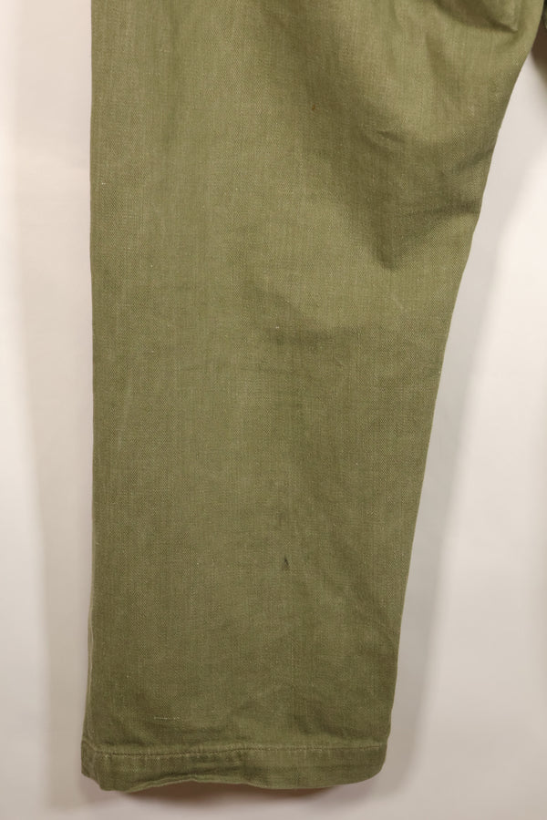 1950年代　サイズ No.6　イギリス軍　バトルドレス デニムトラウザーズ　中古品