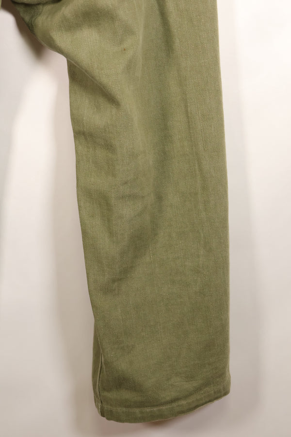 1950年代　サイズ No.6　イギリス軍　バトルドレス デニムトラウザーズ　中古品