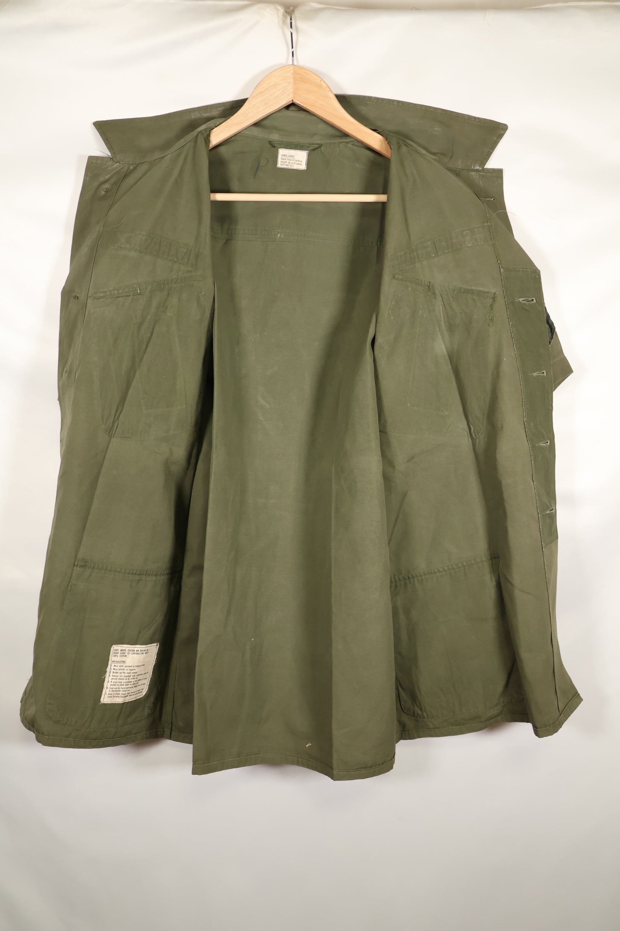 1967年頃　L-S　USAF エアポリス　3rd Model ジャングルファティーグ　ジャケット　半袖カスタム　中古品