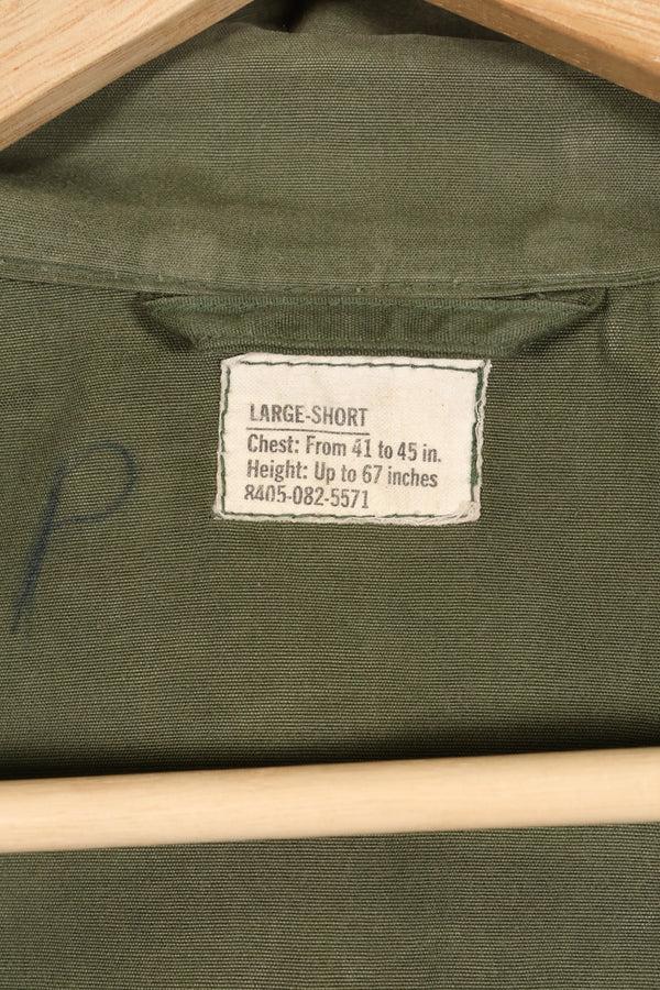 1967年頃　L-S　USAF エアポリス　3rd Model ジャングルファティーグ　ジャケット　半袖カスタム　中古品