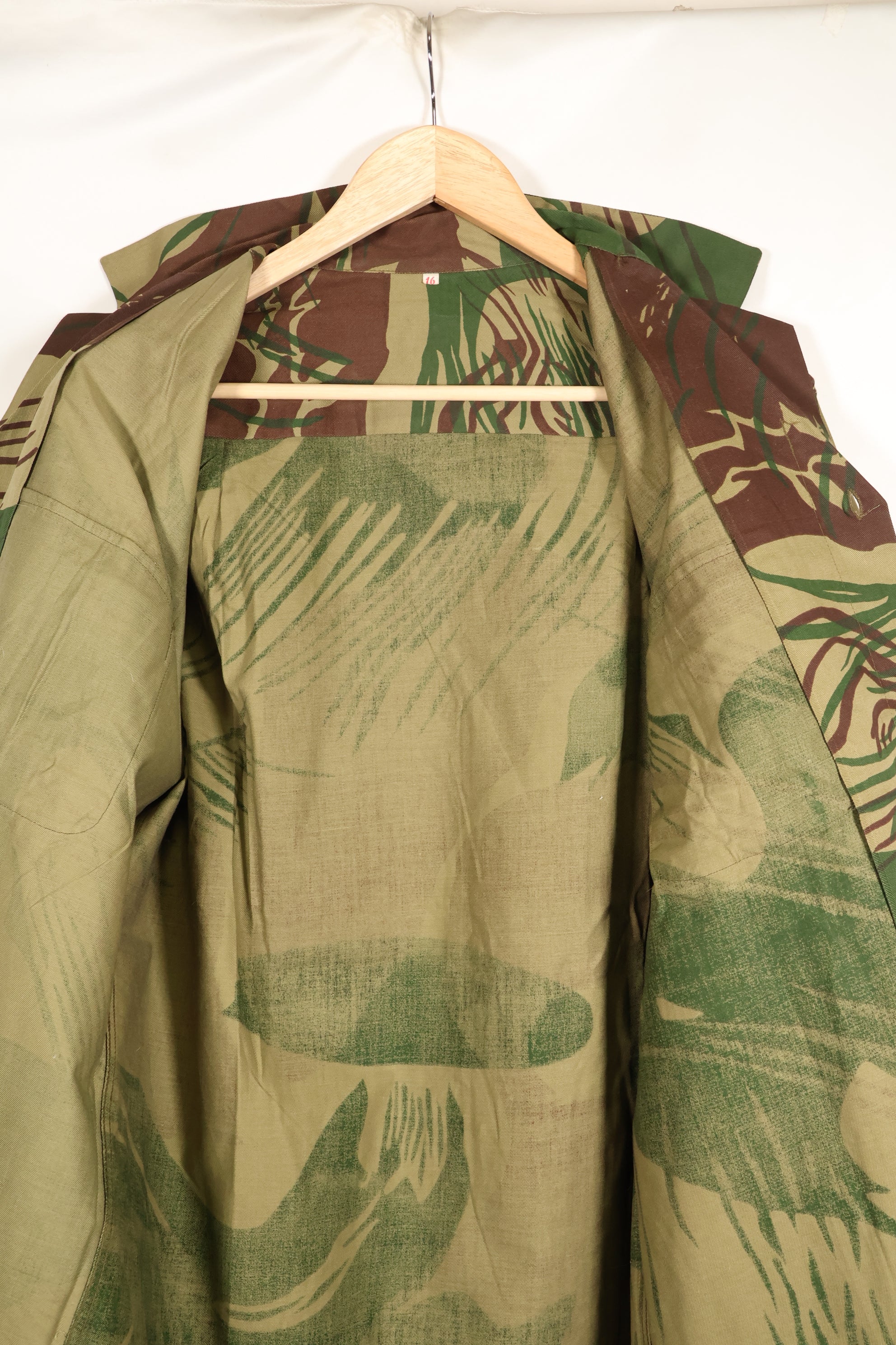 1970年代　ローデシア軍　ローデシア迷彩　シャツ　パンツ　セット　中古品