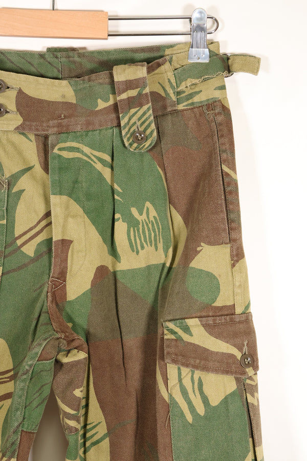 1970年代　ローデシア軍　ローデシア迷彩　シャツ　パンツ　セット　中古品