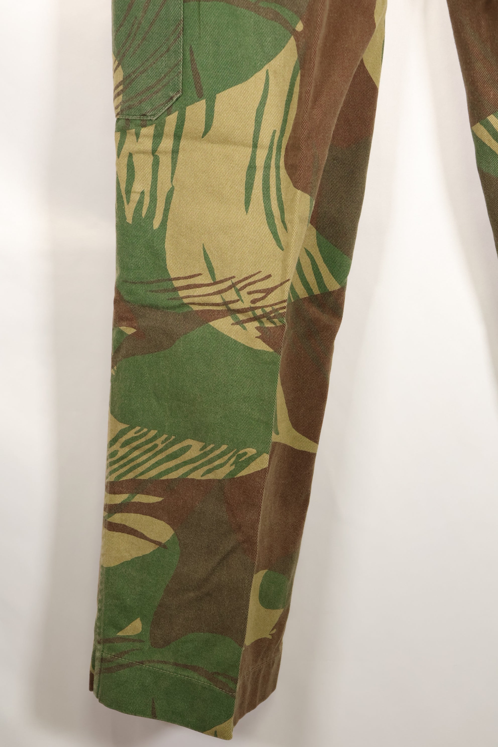 1970年代　ローデシア軍　ローデシア迷彩　シャツ　パンツ　セット　中古品