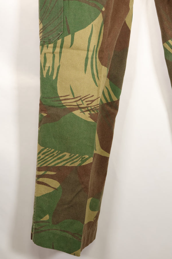 1970年代　ローデシア軍　ローデシア迷彩　シャツ　パンツ　セット　中古品