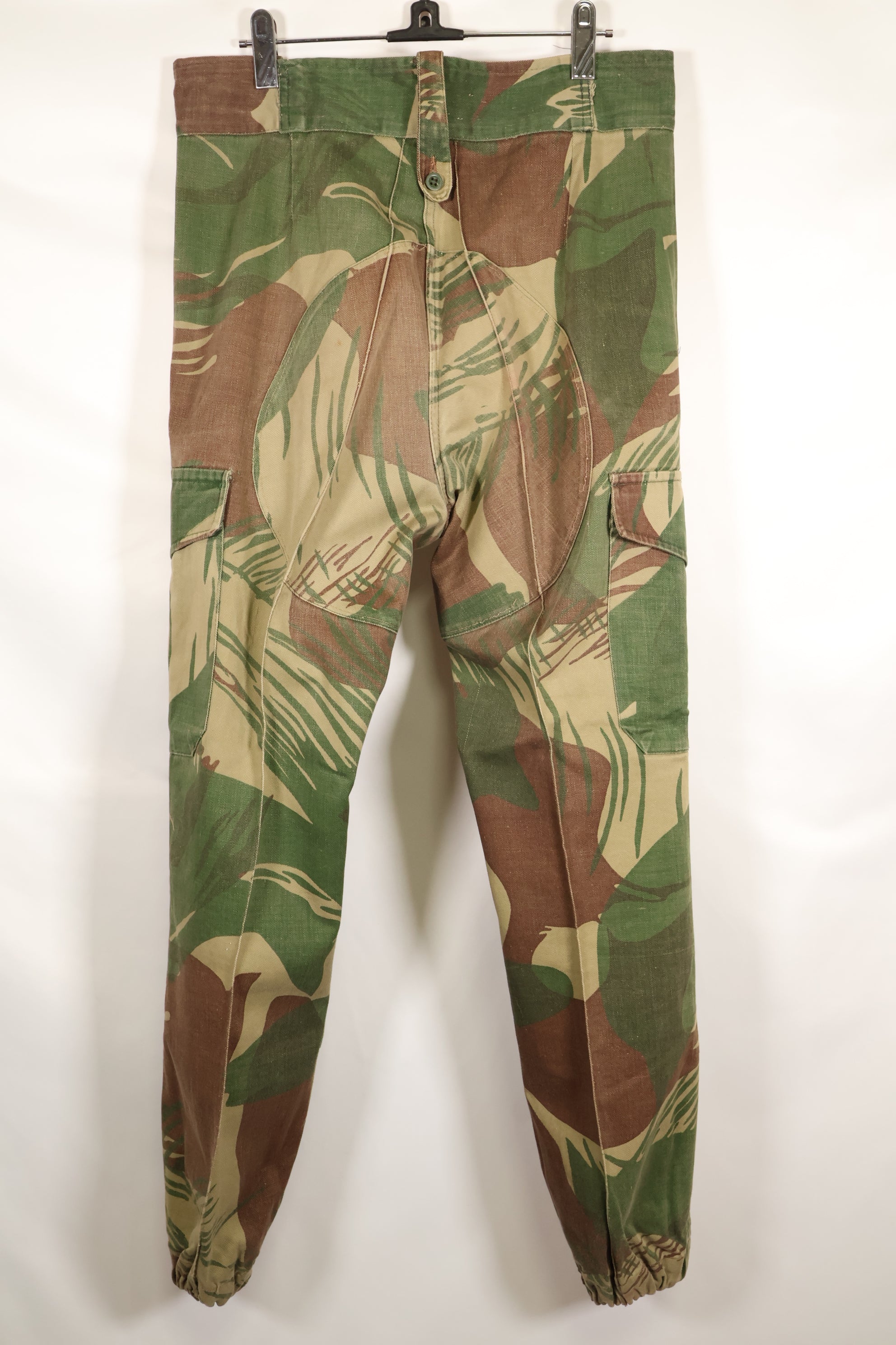 1970年代　ローデシア軍　ローデシア迷彩　シャツ　パンツ　セット　中古品
