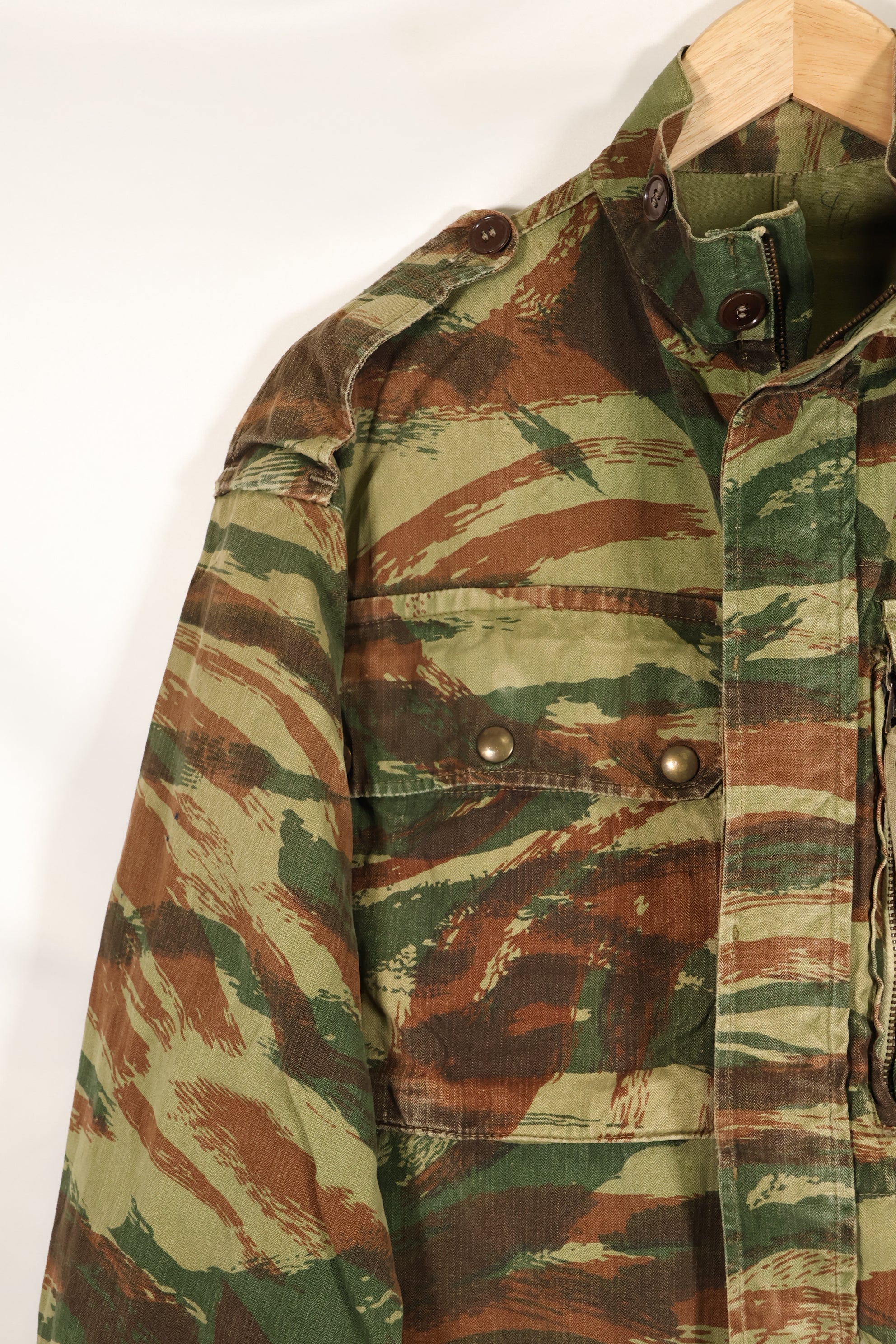 1950年代　フランス軍　空挺部隊　TAP 47/56　パターン　リザード迷彩　ジャケット　中古品