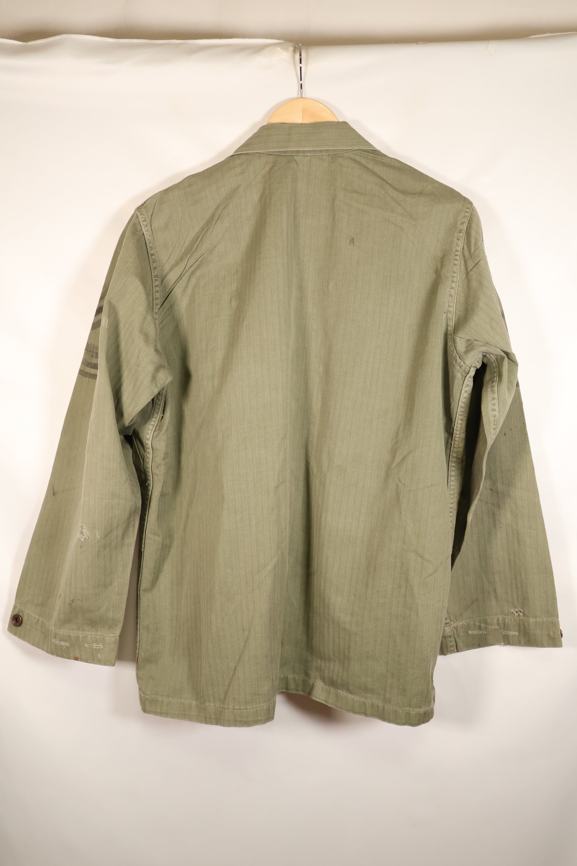 1940年代　推定 38〜40　アメリカ海兵隊　P-44　HBT　ユーティリティジャケット　中古品