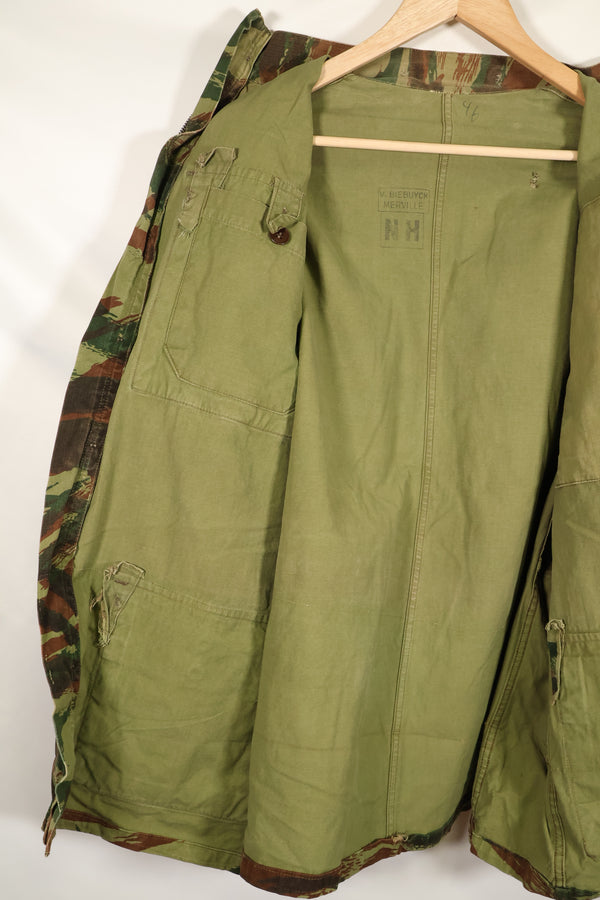 1950年代　フランス軍　空挺部隊　TAP 47/56　パターン　リザード迷彩　ジャケット　中古品