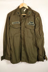 1971年契約　M-L　アメリカ陸軍　NOMEX フライヤー用難燃性ジャケット　パッチ付　中古品