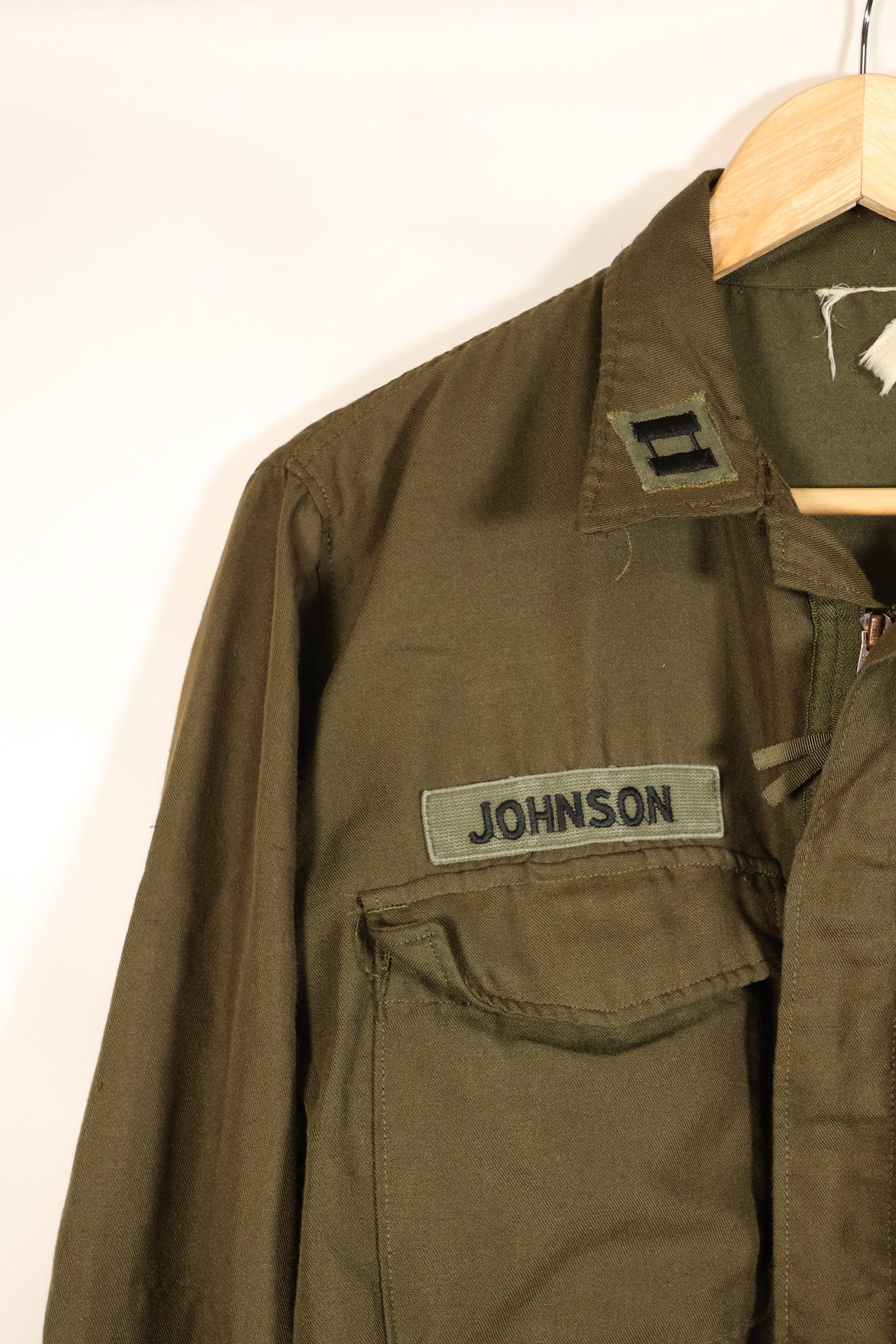 1971年契約　M-L　アメリカ陸軍　NOMEX フライヤー用難燃性ジャケット　パッチ付　中古品