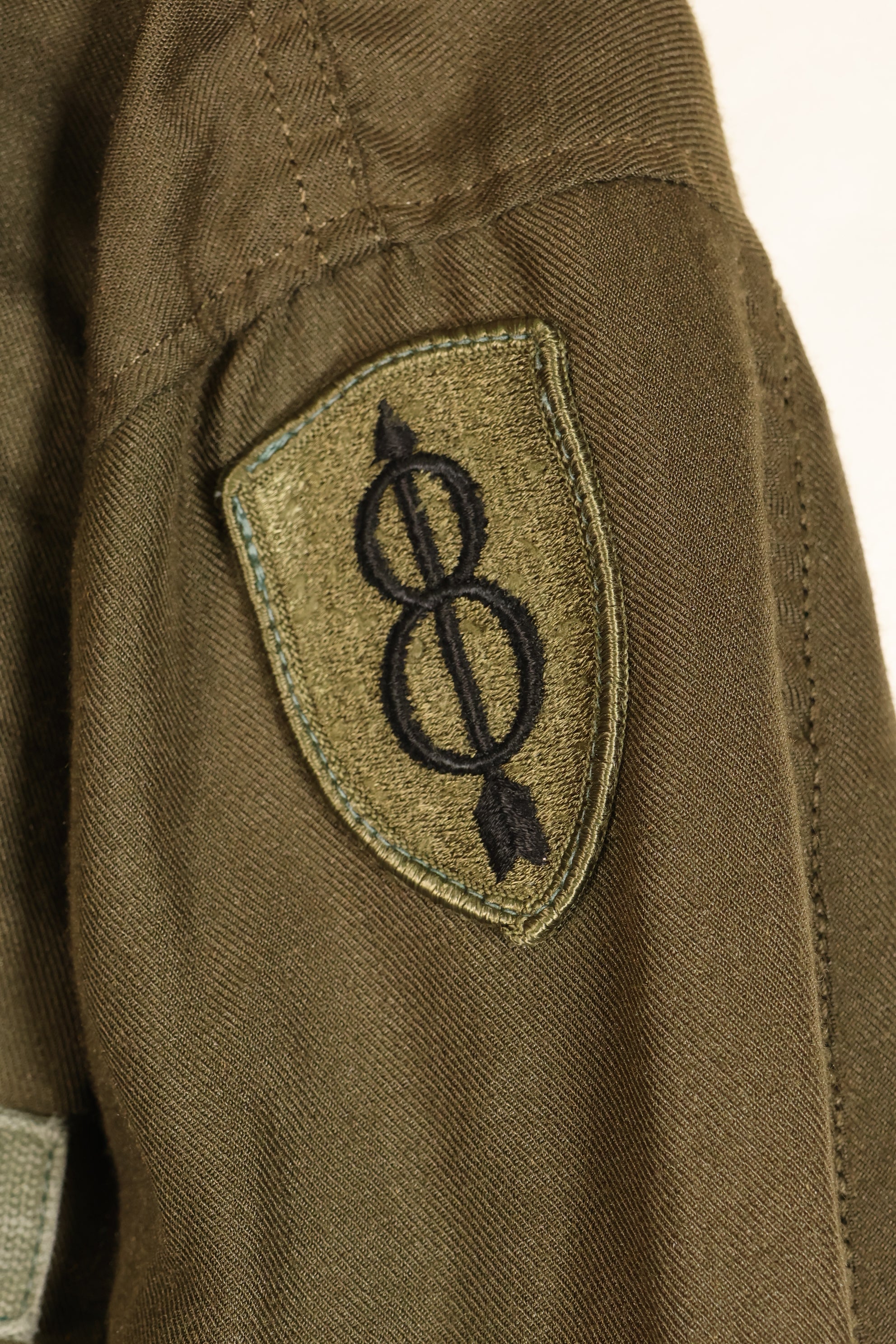 1971年契約　M-L　アメリカ陸軍　NOMEX フライヤー用難燃性ジャケット　パッチ付　中古品