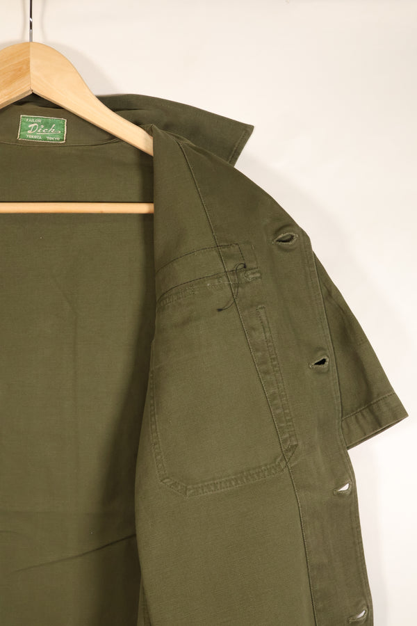 推定 1960年代後半　日本製　テイラー品　OG-107　ユーティリティシャツ　横田基地　中古品
