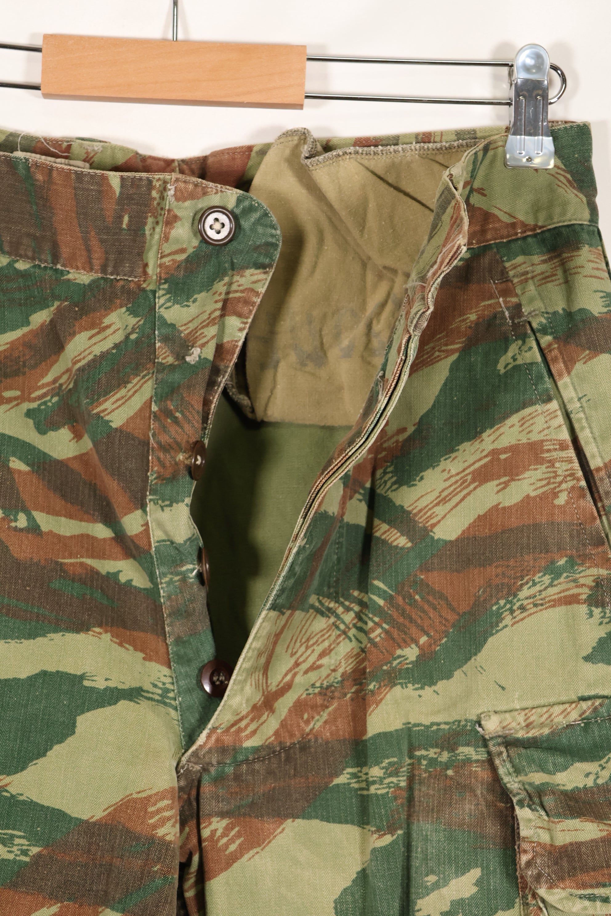 1960年代　フランス軍　リザード迷彩　パンツ　TAP 47/56パターン　中古品