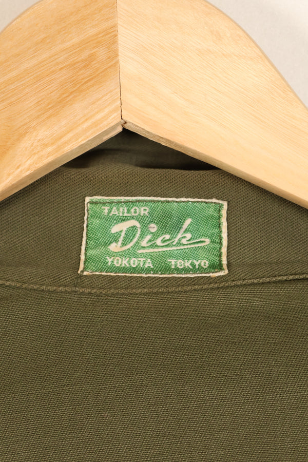 推定 1960年代後半　日本製　テイラー品　OG-107　ユーティリティシャツ　横田基地　中古品