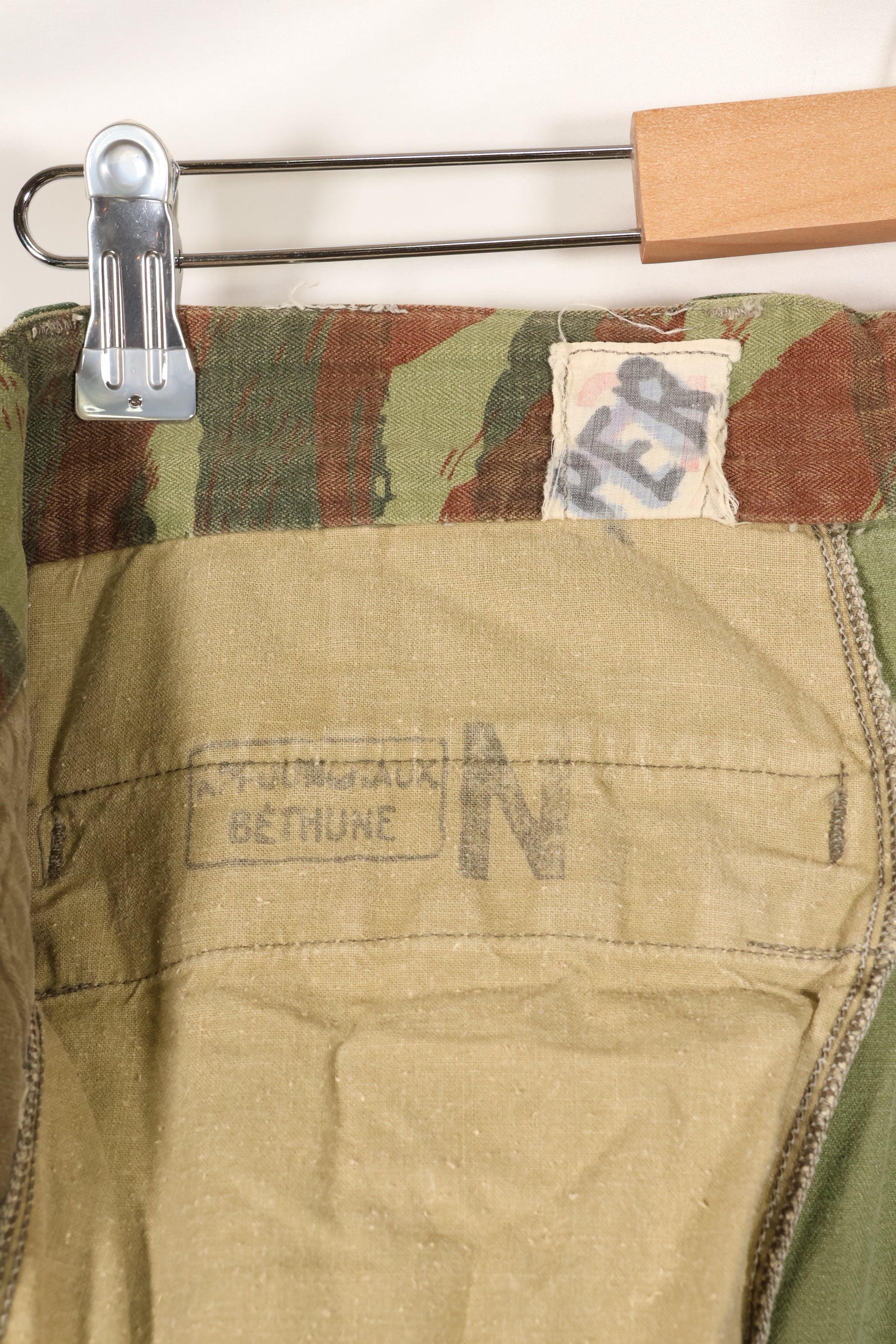 1960年代　フランス軍　リザード迷彩　パンツ　TAP 47/56パターン　中古品