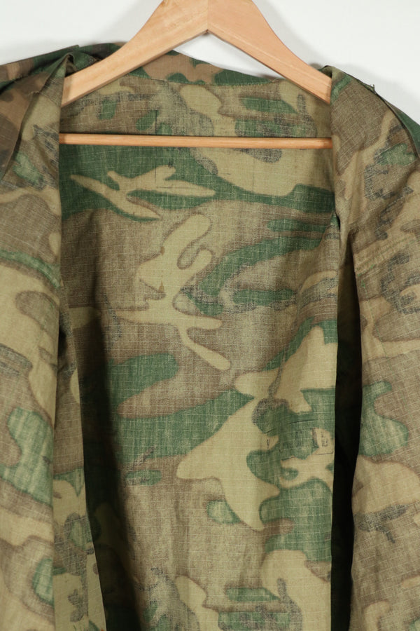 実物生地　南ベトナム　M59 ユーティリティ 空挺シャツ　パッチ後付け　未使用品