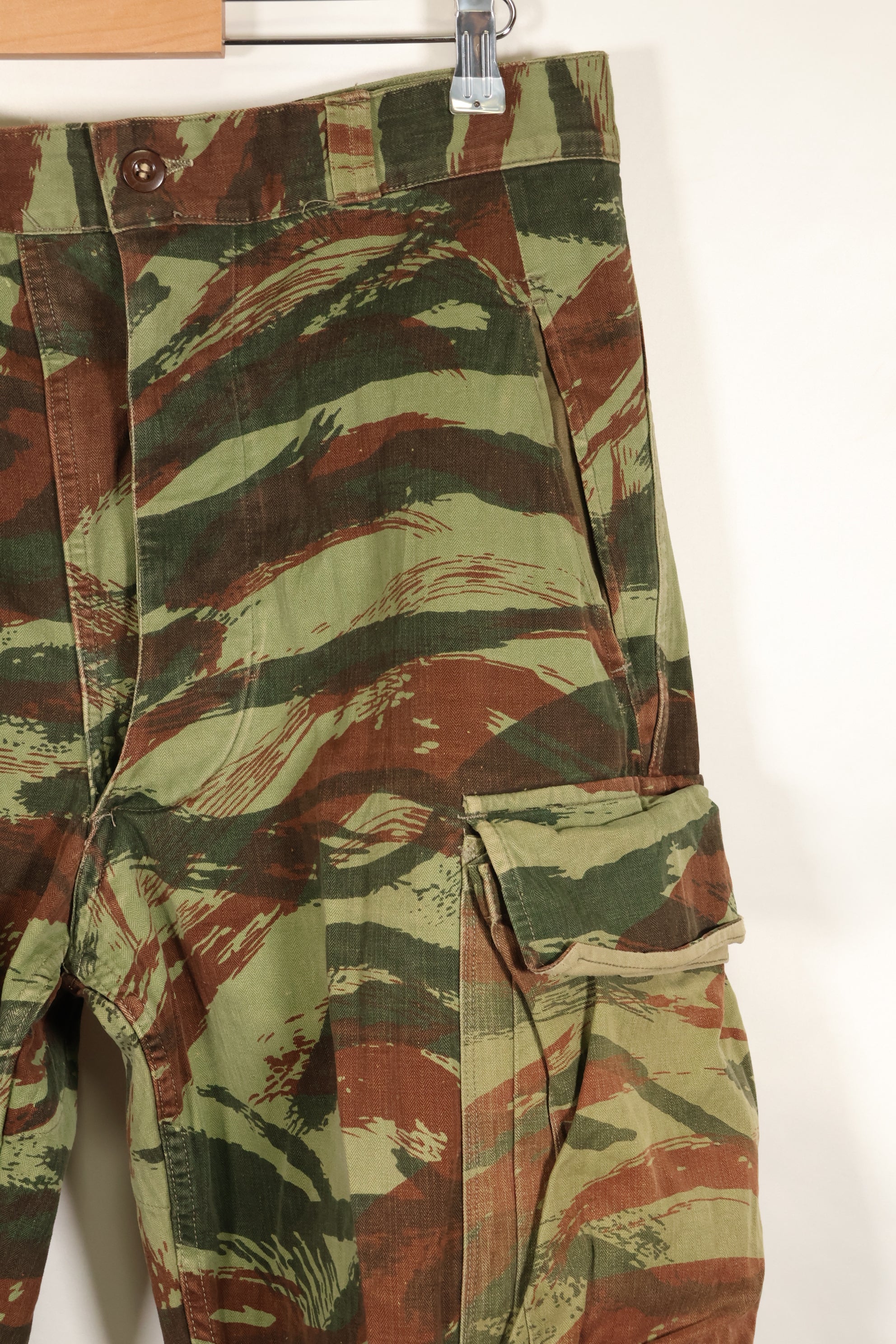 1960年代　フランス軍　リザード迷彩　パンツ　TAP 47/56パターン　中古品 B