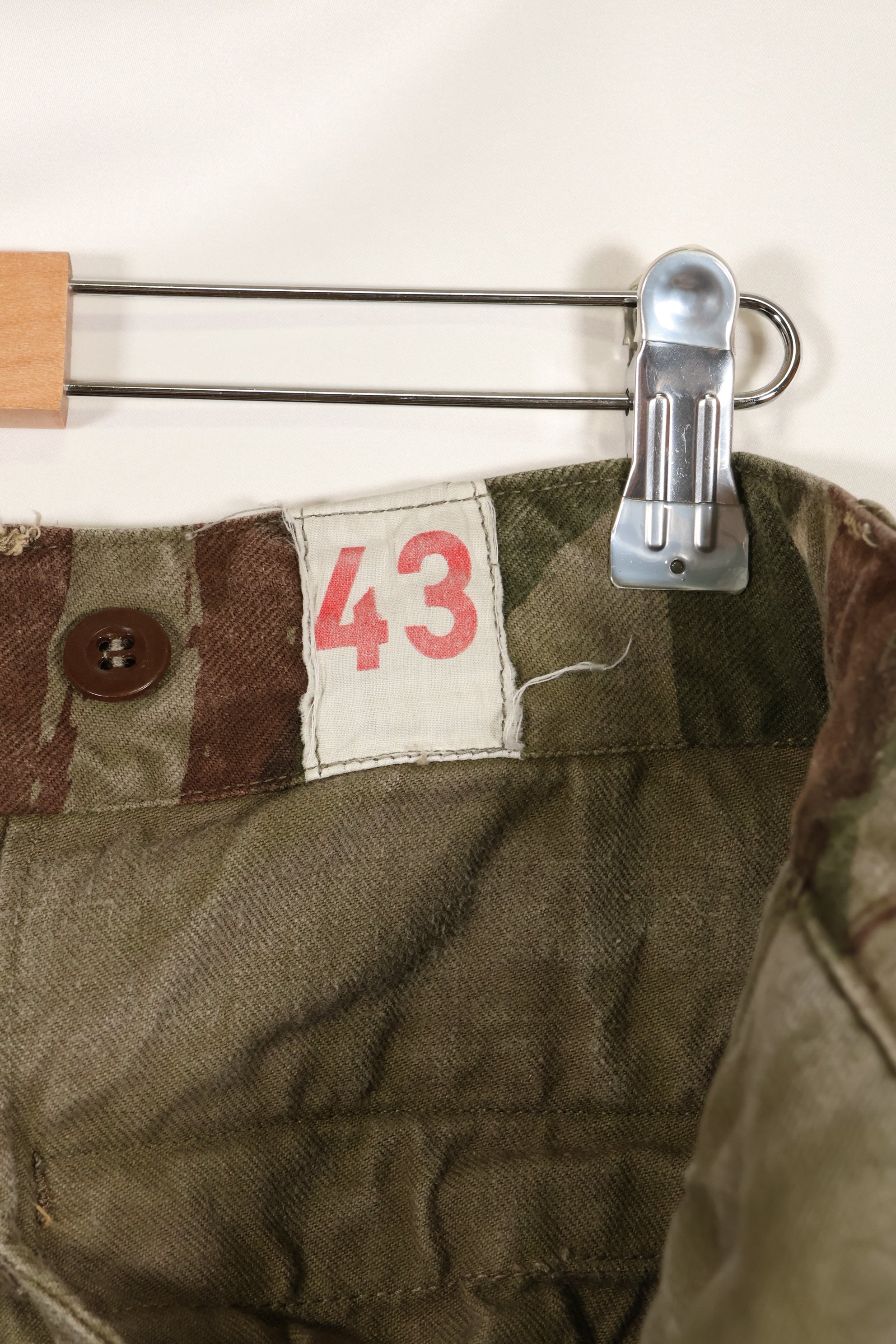 1950〜60年代　フランス軍　TAP 47/53パターン　リザード迷彩　パンツ　　中古品