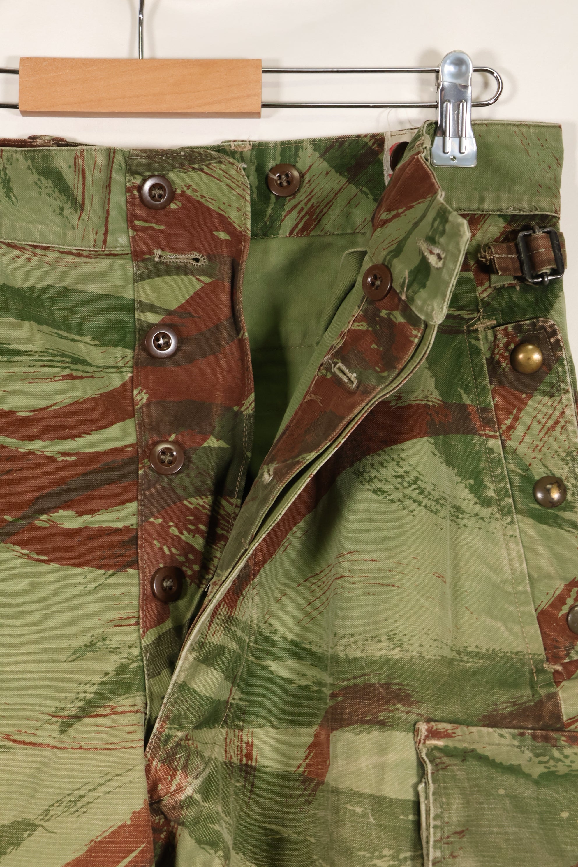 1960年代　フランス軍　リザード迷彩　パンツ　TAP 47/56パターン　中古品 C