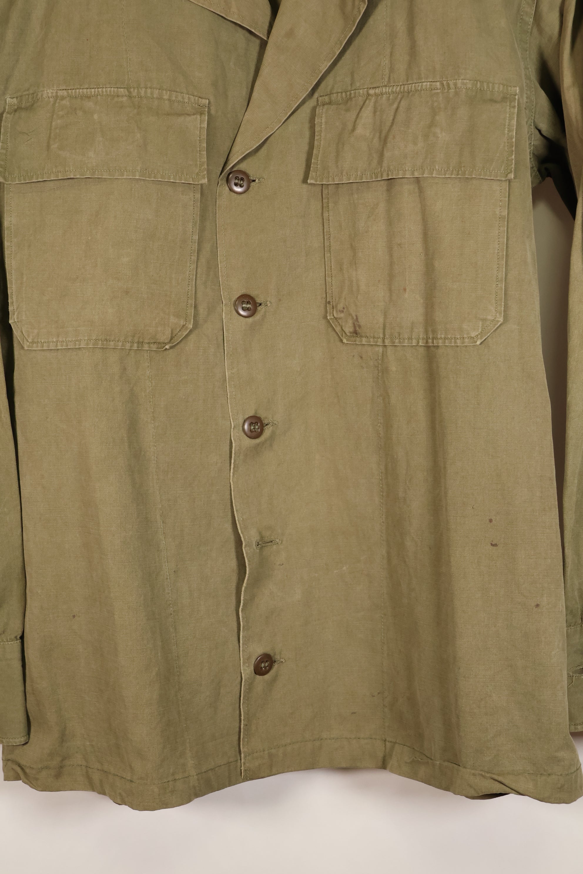1940年代　M　試作品　アメリカ軍　陸軍　コットンポップリン製　ジャングルシャツ　中古品