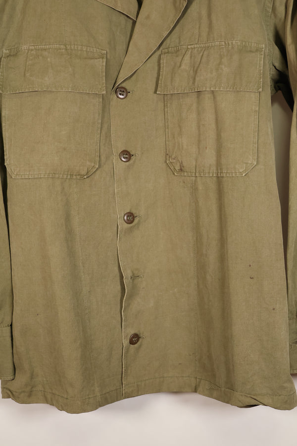 1940年代　M　試作品　アメリカ軍　陸軍　コットンポップリン製　ジャングルシャツ　中古品
