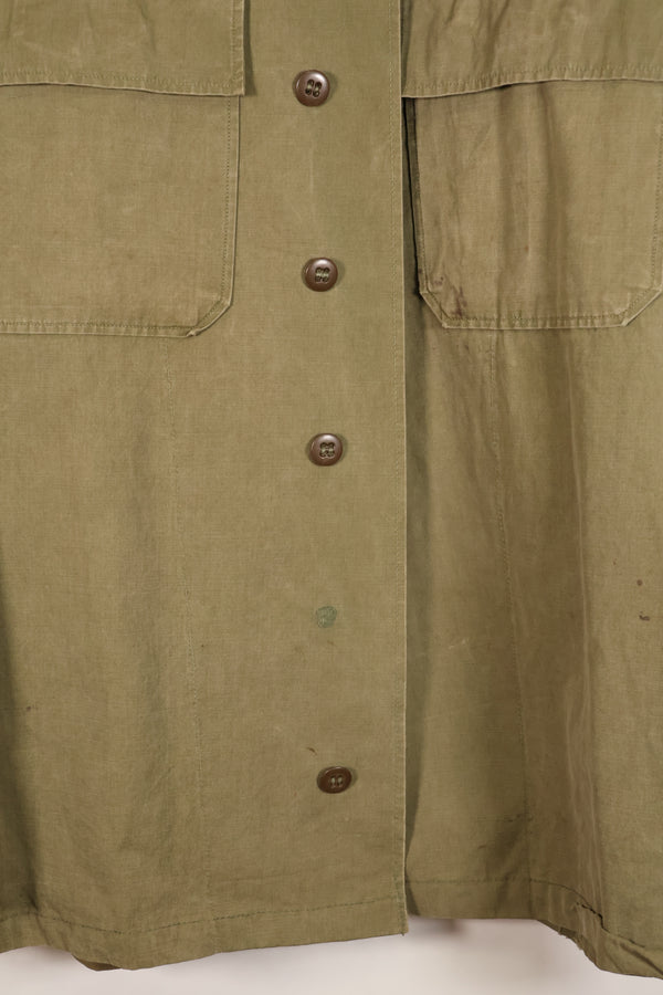 1940年代　M　試作品　アメリカ軍　陸軍　コットンポップリン製　ジャングルシャツ　中古品