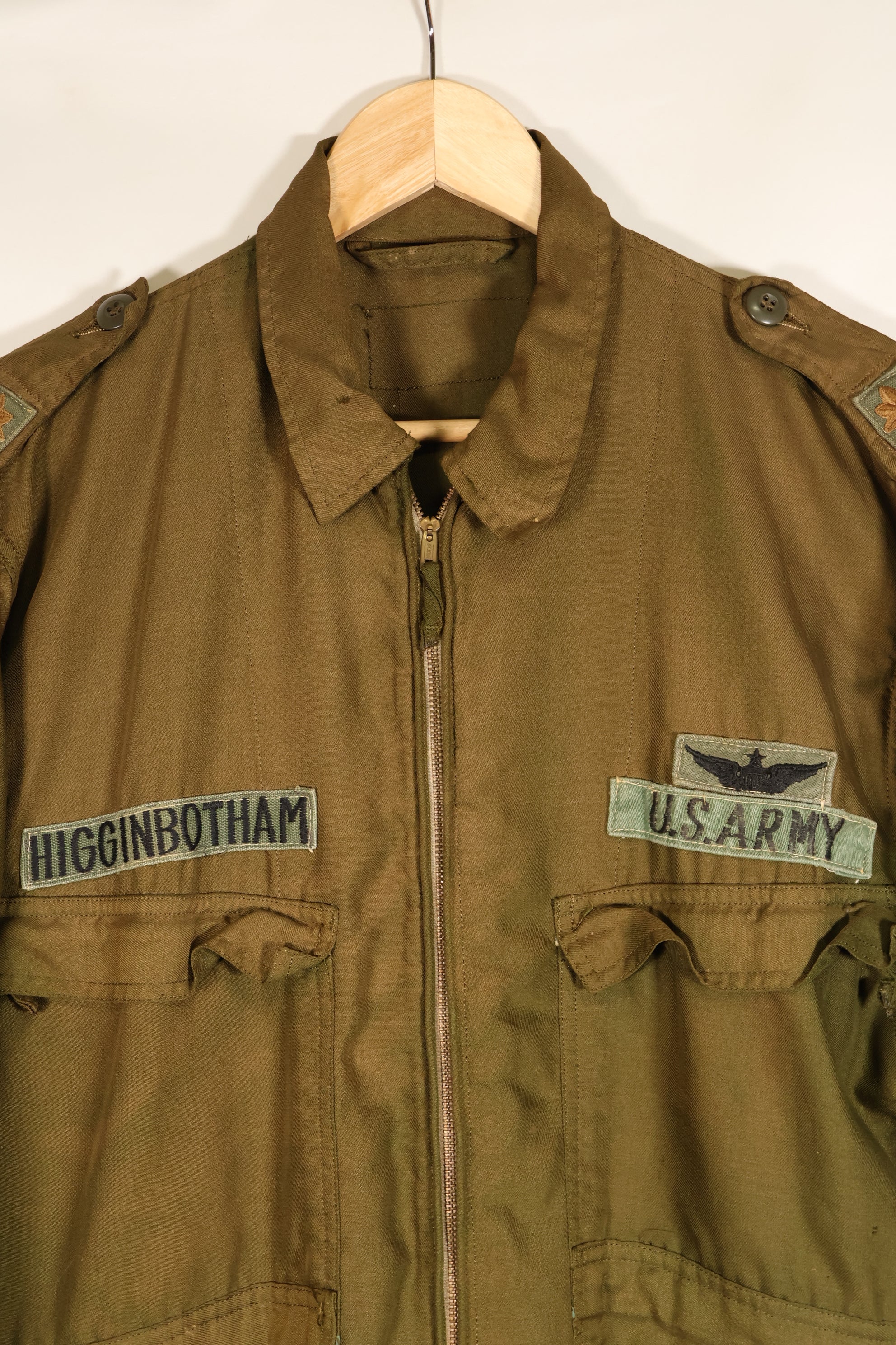 1960年代後半　テストサンプル品　アメリカ軍　Nomex 素材　フライトスーツ　パッチ付　中古品