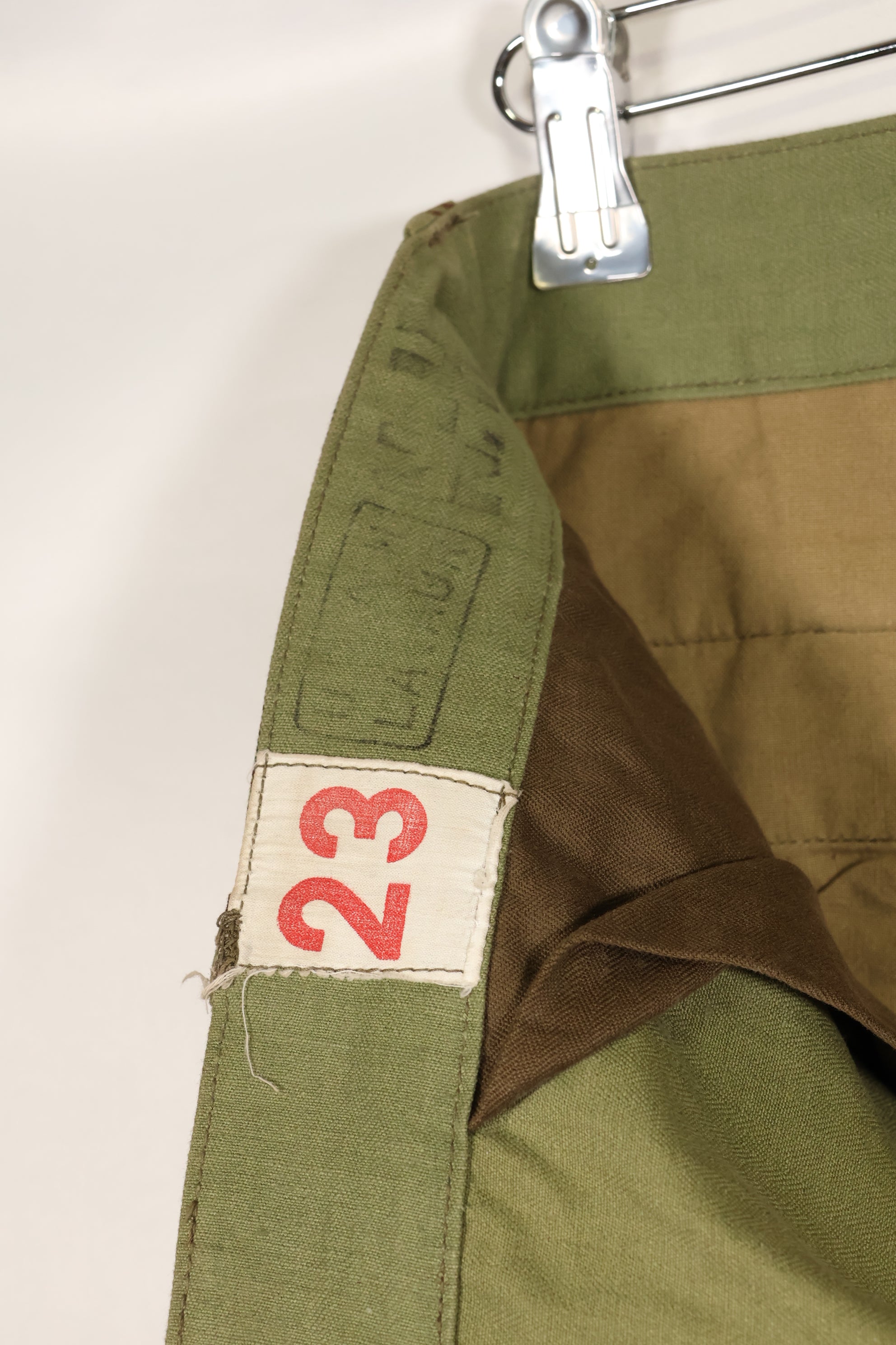 1960年代　フランス軍　リザード迷彩　パンツ　TAP 47/56パターン　中古品 E