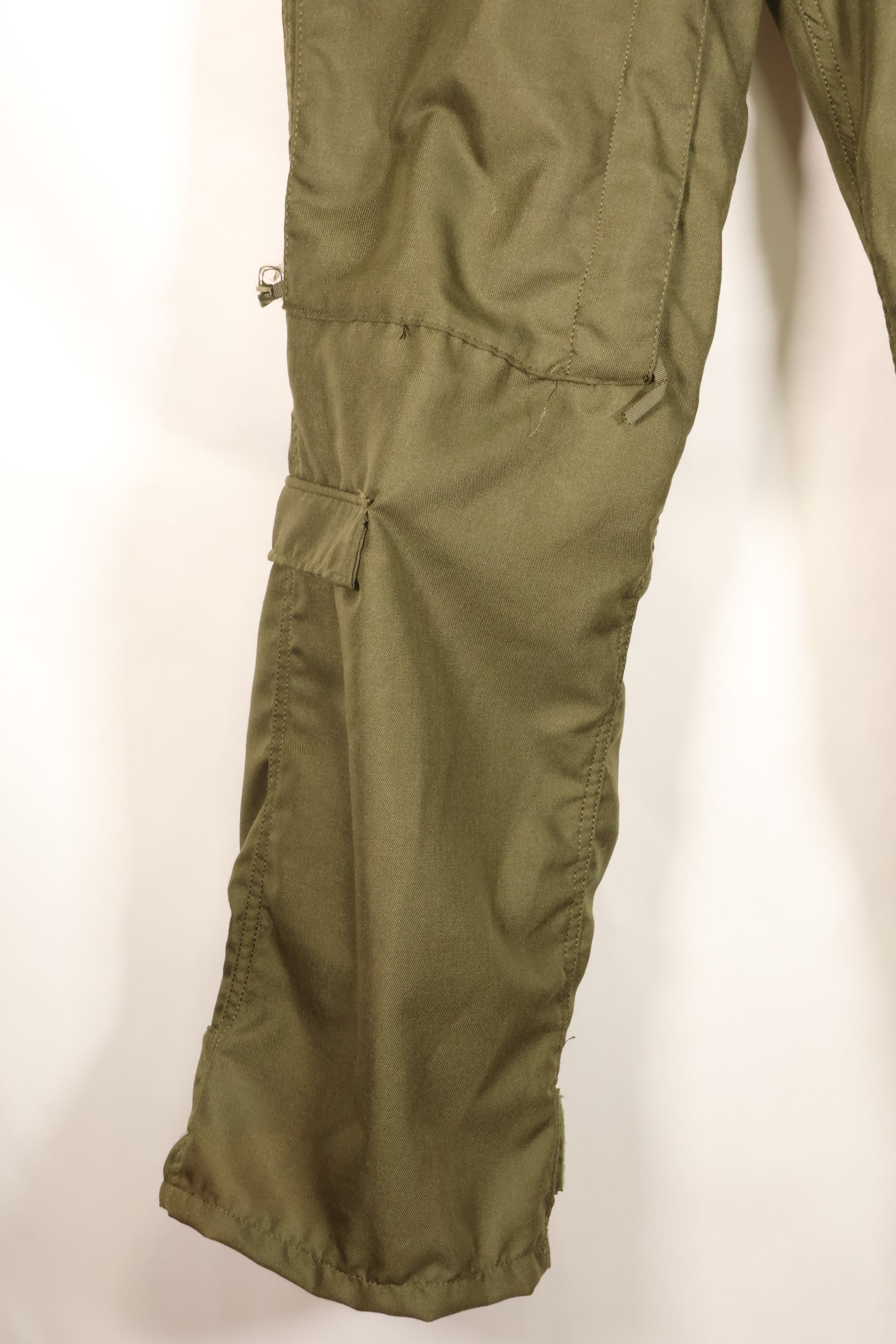 1971年契約　デッドストック　M-S　アメリカ軍　NOMEX素材　難燃性フライヤー用パンツ　パイロット　紙タグ欠損