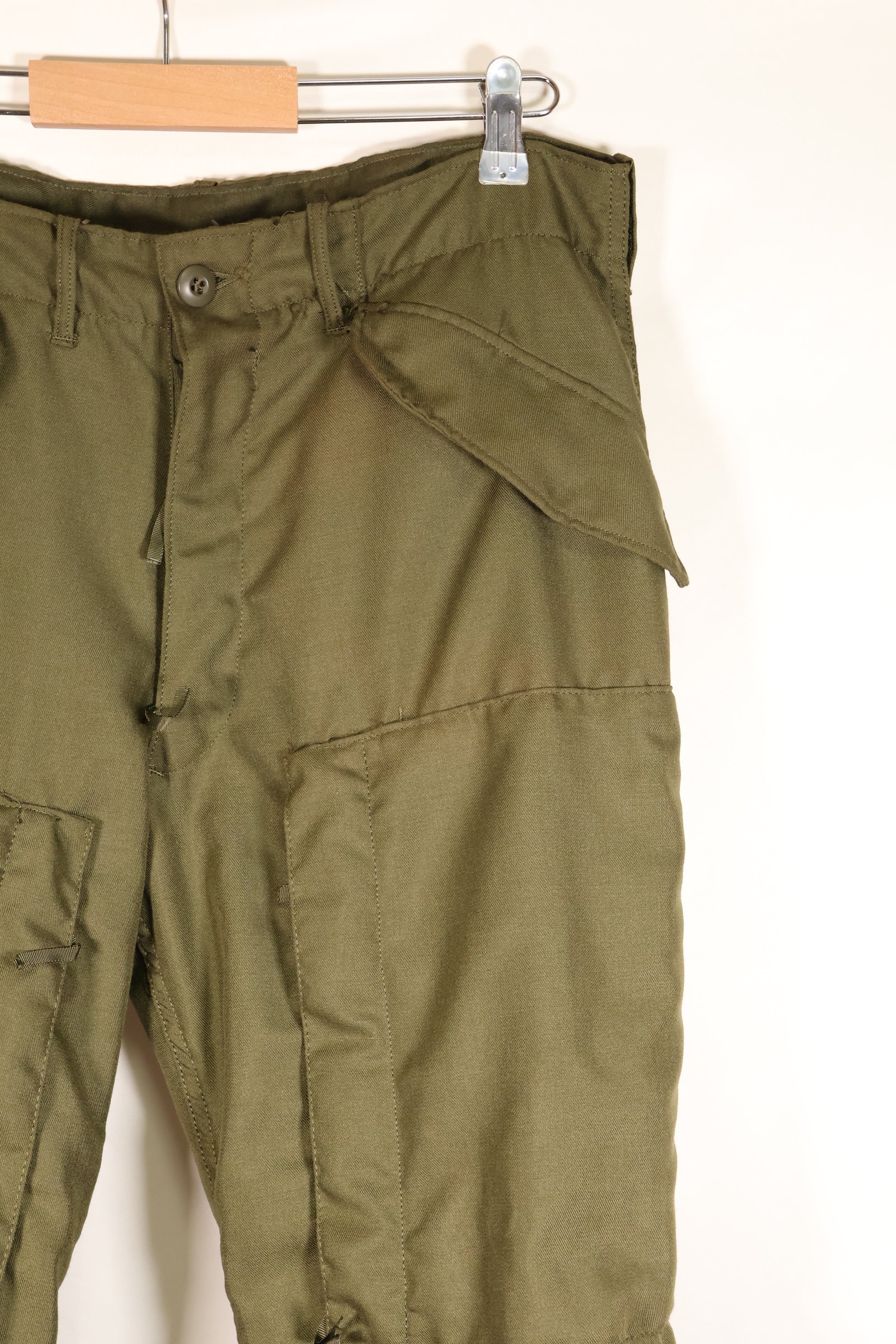1971年契約　デッドストック　M-S　アメリカ軍　NOMEX素材　難燃性フライヤー用パンツ　パイロット　紙タグ欠損