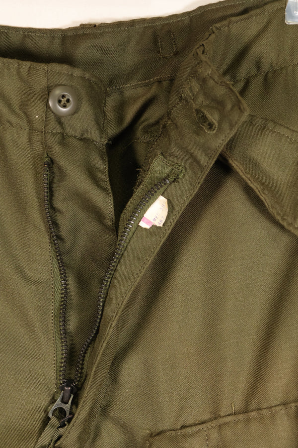 1971年契約　デッドストック　M-S　アメリカ軍　NOMEX素材　難燃性フライヤー用パンツ　パイロット　紙タグ欠損