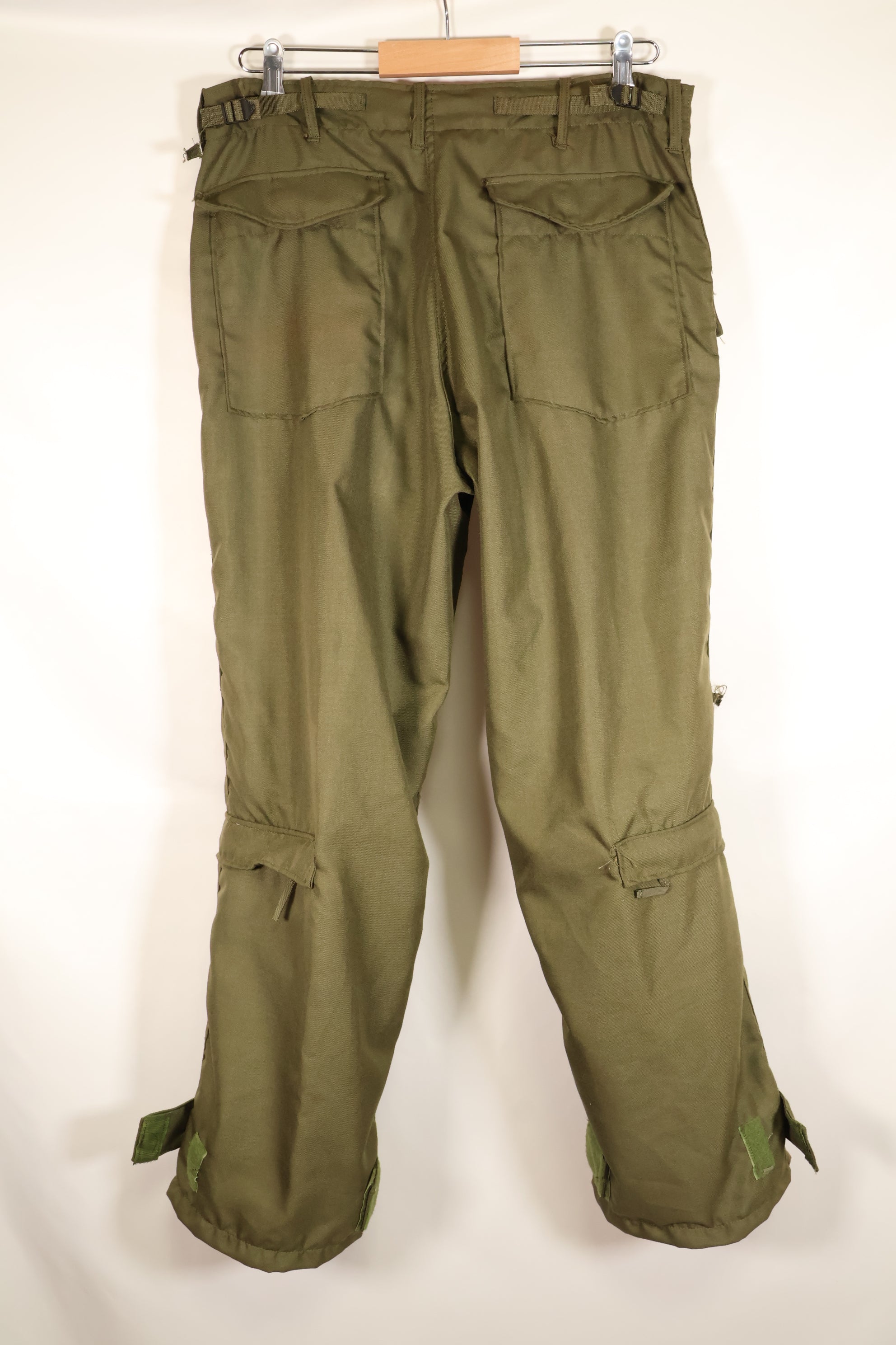 1971年契約　デッドストック　M-S　アメリカ軍　NOMEX素材　難燃性フライヤー用パンツ　パイロット　紙タグ欠損