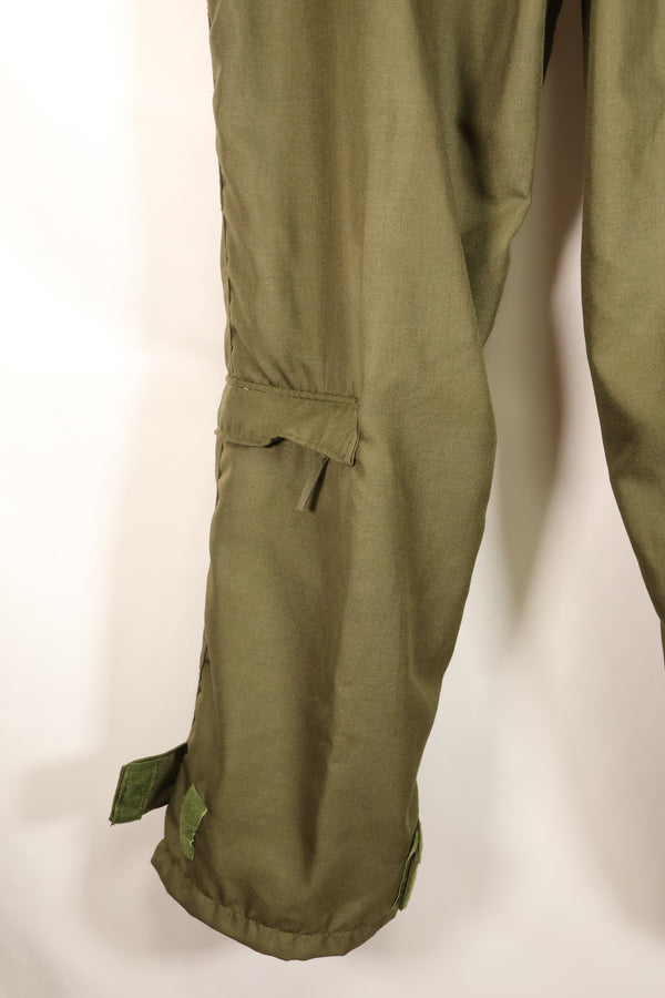 1971年契約　デッドストック　M-S　アメリカ軍　NOMEX素材　難燃性フライヤー用パンツ　パイロット　紙タグ欠損